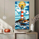 Painting by Numbers Lighthouse and Storm